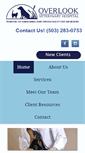 Mobile Screenshot of overlookvet.com